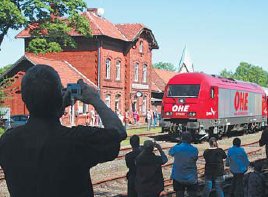 Personenschienenverkehr in der Bergstadt Obernkirchen. (Foto:  SN rnk)