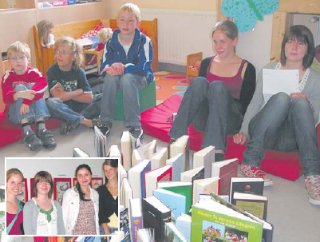 In der Bergstadt gibt es einen Kinder- und Jugendbuchclub. (Fotos:  SN sig)