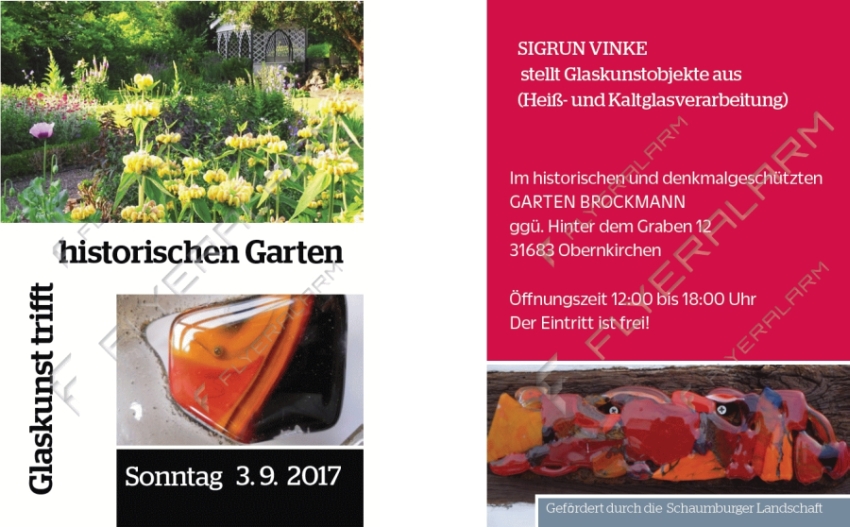 Glaskunst trifft historischen Garten