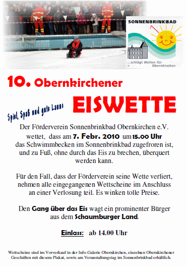 10. Obernkirchener Eiswette