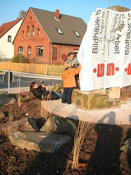 Einweihung des Kreisverkehrsplatzes