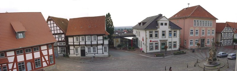 Marktplatz Obernkirchen von Ulrich Irzik