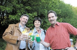 Bernd Kirsch, Irmhild Knoche und Thomas Stbke (v.l.) Foto:  SN rnk