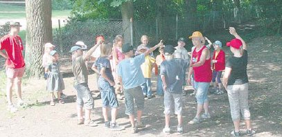 Die Kinderbetreuung im Schwimmbad. (Foto:  SN rnk)