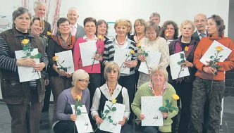 15 Seniorenbegleiter haben ihre Ausbildung abgeschlossen. (Foto:  SN mld)