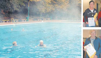 Zum Saisonabschluss werden die Vielschwimmer geehrt. (Fotos:  SN jaj)