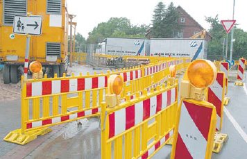 Tief unter der Kreuzung durchbuddeln. (Foto:  SN rnk)