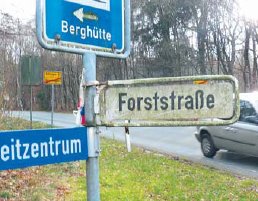 Forststrae mutiert zur Rennstrecke. (Foto:  SN sig)