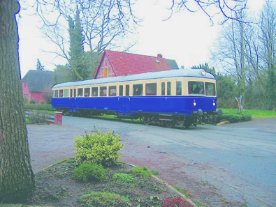 Der Esslinger Triebwagen aus Bruchhausen-Vilsen. (Foto:  SN pr.)