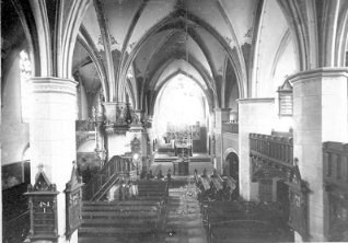 Die Kirche nach der Renovierung im Jahr 1892. (Foto:  SN pr.)