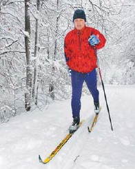 Loipen auf dem Bckeberg gespurt. (Foto:  SN wk)