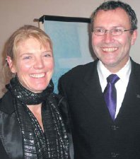 Pfarrer Holger Tielbrger und seine Ehefrau Ulrike. (Foto:  SN sig)