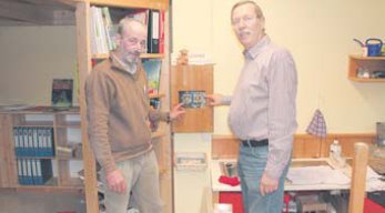 Manfred Emann (links) und Planer Hartmut Wilkens. (Foto:  SN rnk)