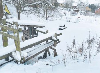 Still ruht dieser Teich beim Wasserpark Bombeeke. (Foto:  SN sig)