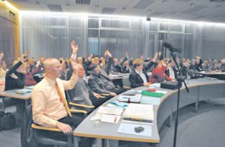 Groe Mehrheit fr Klinik-Neubau. (Foto:  SN tol)