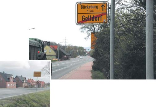 Ortschaft soll verlngert werden. (Fotos:  SN rnk)