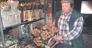 Einbruch und Brandlegung in Rhrkastener Grtnerei. (Foto:  SN mld)