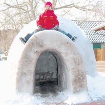 Stattlicher Iglu. (Foto:  SN jaj)