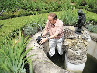 Brunnen fr kleinen Kurpark (Foto:  SN sig)