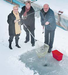 Rosi Fichtner, Kathrin Stbke und Wolfgang Hein. (Foto:  SN rnk)