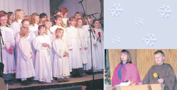 Weihnachtsmusical in der Vehlener Kirche. (Fotos:  SN sig)