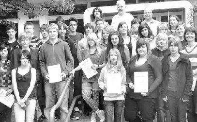 Wer sich am Schulzentrum engagiert, wird auch ausgezeichnet. (Foto:  SN sig)