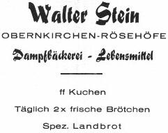 Walter Stein (Bäckerei)