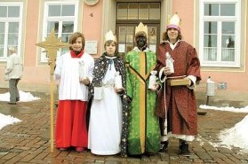 Sternsinger in Obernkirchen. (Foto:  Schaumburger Zeitung)