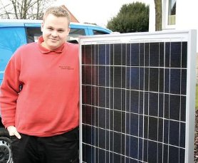 Steffen Scholz ist jetzt Elektronikmeister der Energie- und Gebudetechnik. (Foto:  SZ rnk)