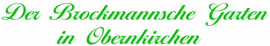 Brockmannscher Garten