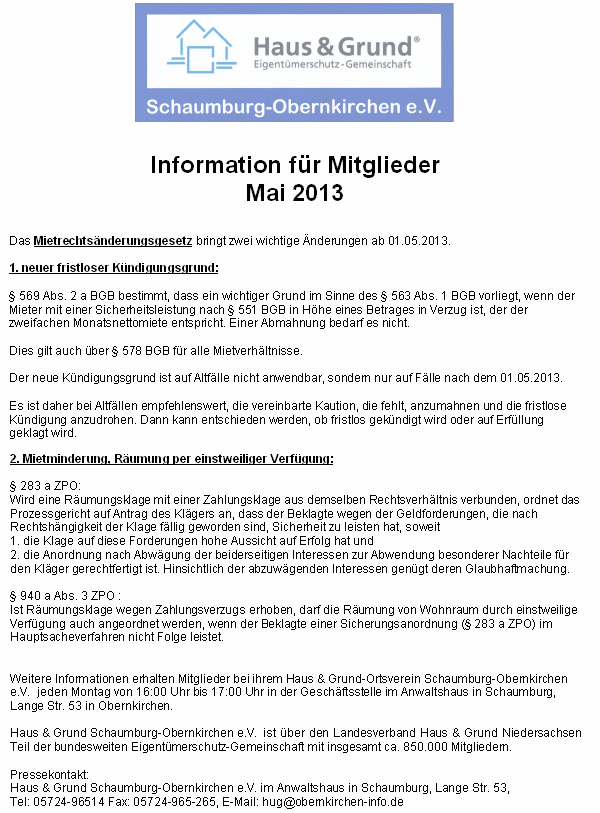 Mietrechtsnderungsgesetz