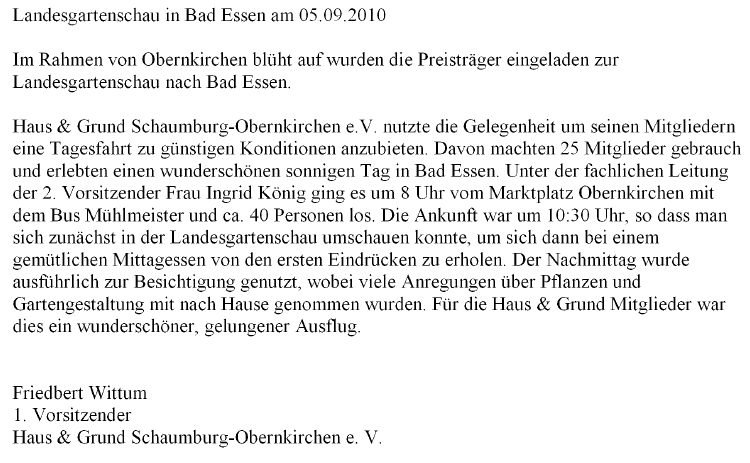 Landesgartenschau in Bad Essen