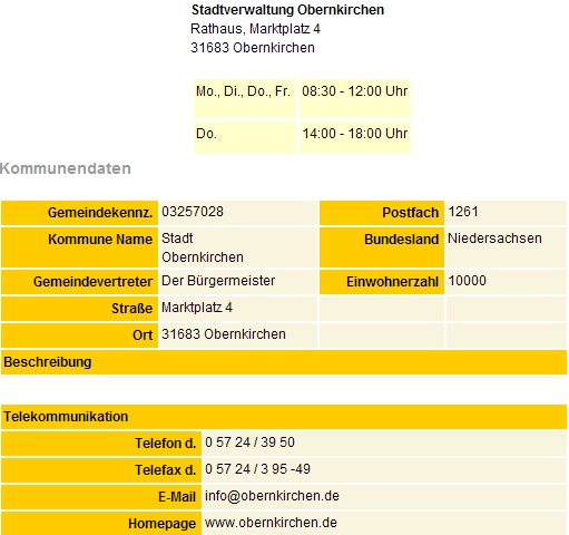 Stadt Obernkirchen